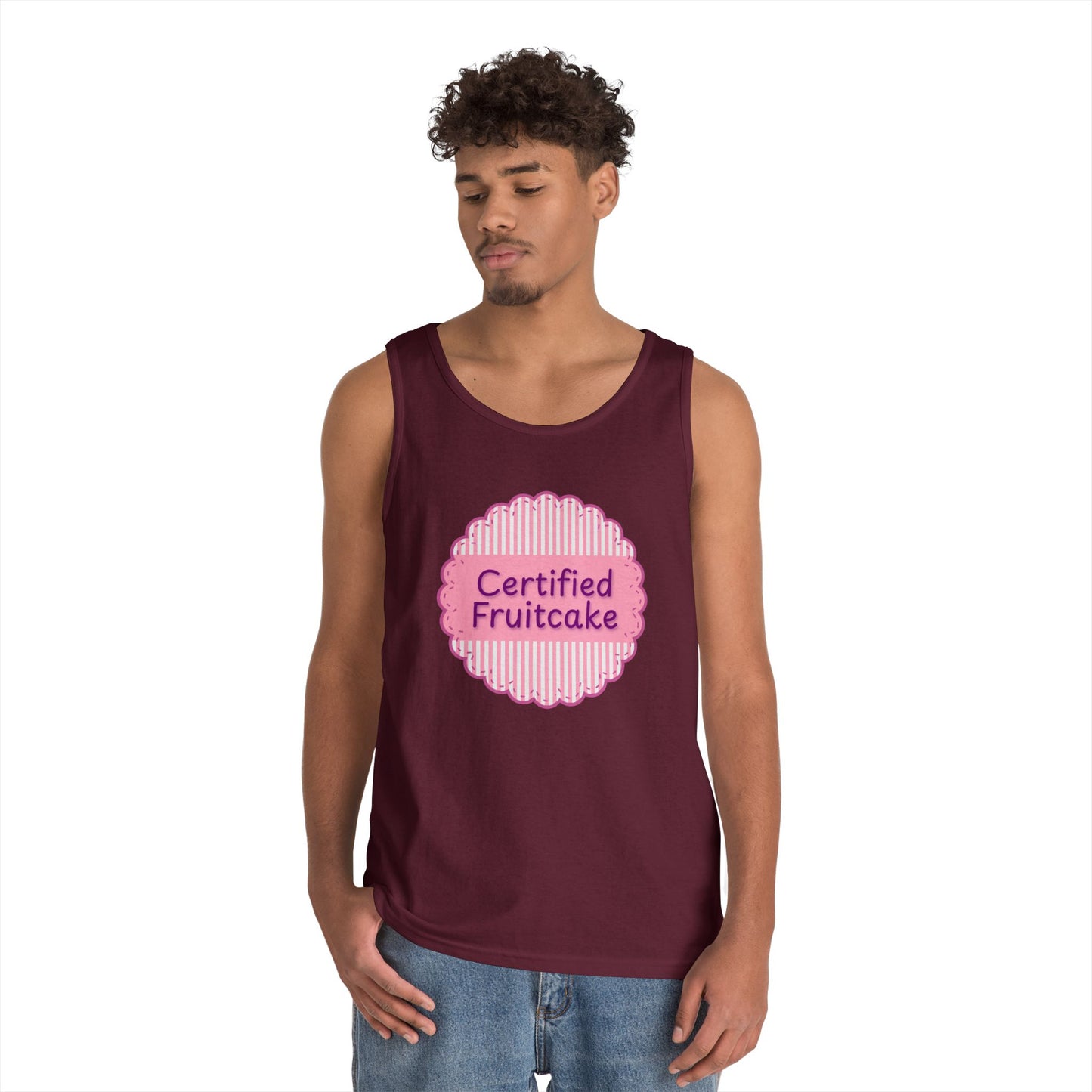 Certified Fruitcake Unisex Heavy Cotton Tank Top