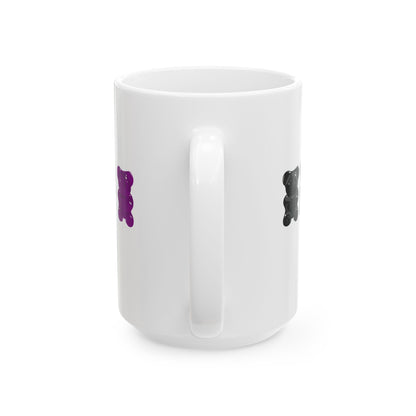 Asexual Pride Gummy Bears Coffee Mug (11oz/15oz)