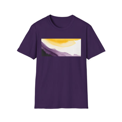 Nonbinary Pride Watercolor Unisex Softstyle T-Shirt