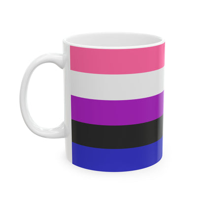 Genderfluid Pride Flag Coffee Mug (11oz/15oz)