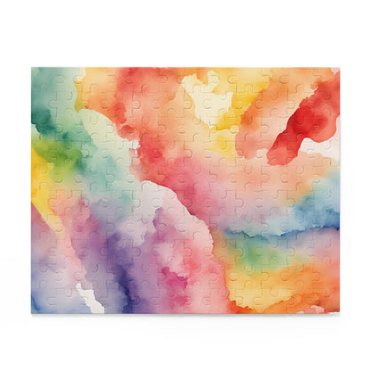 Rainbow Watercolor Puzzle (120, 252, 500-Piece)