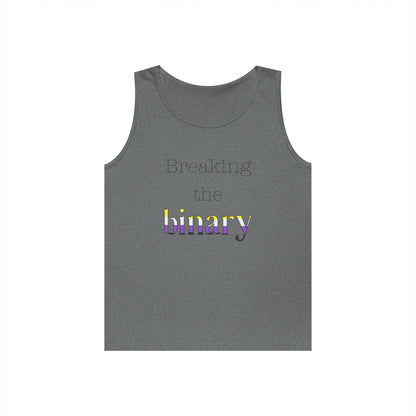 Breaking the Binary Unisex Heavy Cotton Tank Top