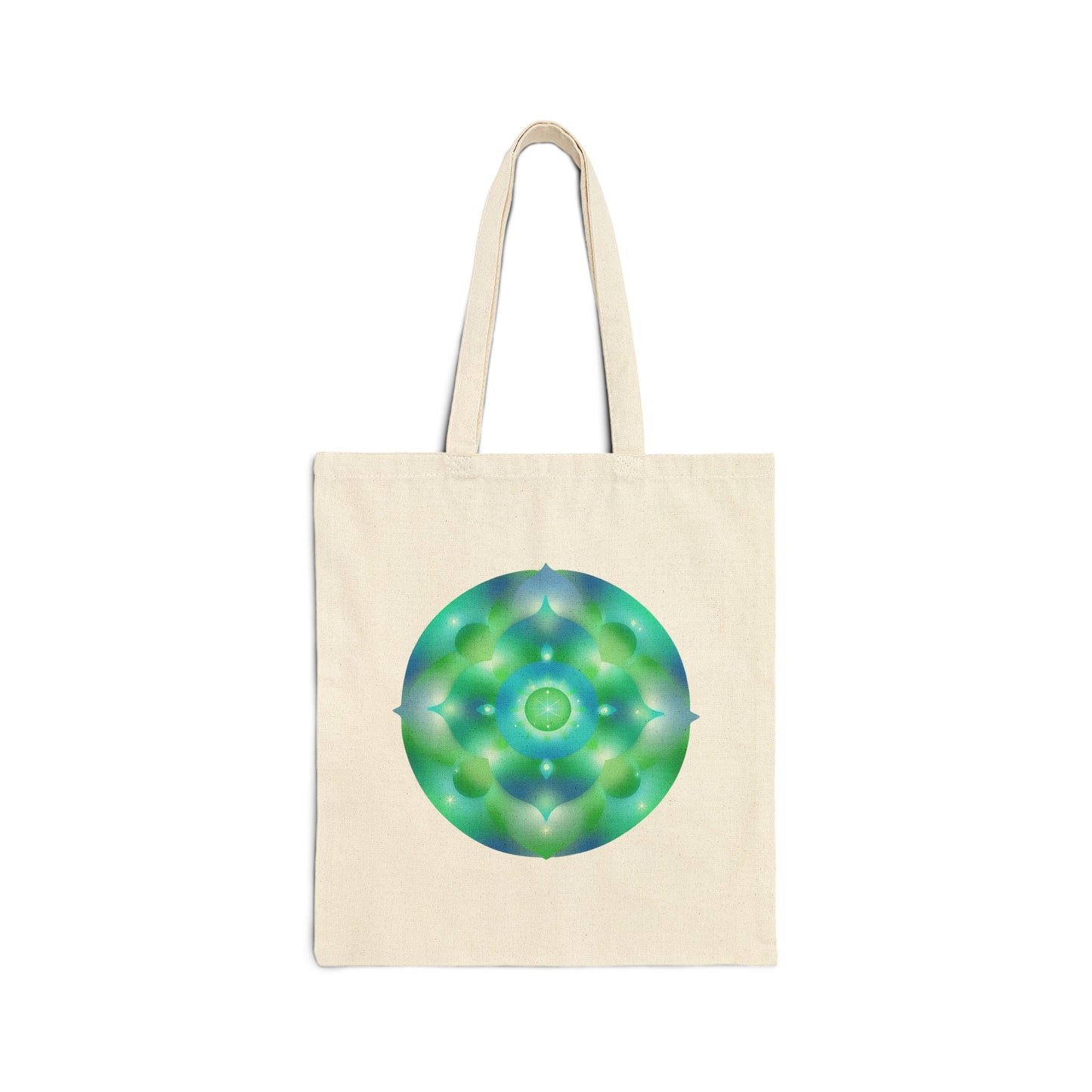 Dreamy Mandala Cotton Canvas Tote Bag