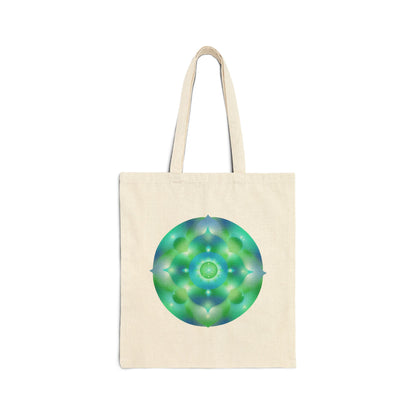 Dreamy Mandala Cotton Canvas Tote Bag