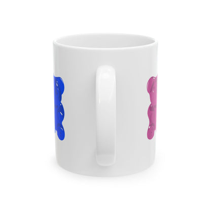 Genderfluid Pride Gummy Bears Coffee Mug (11oz/15oz)