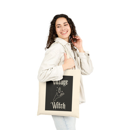 Village Witch Cotton Canvas Tote Bag