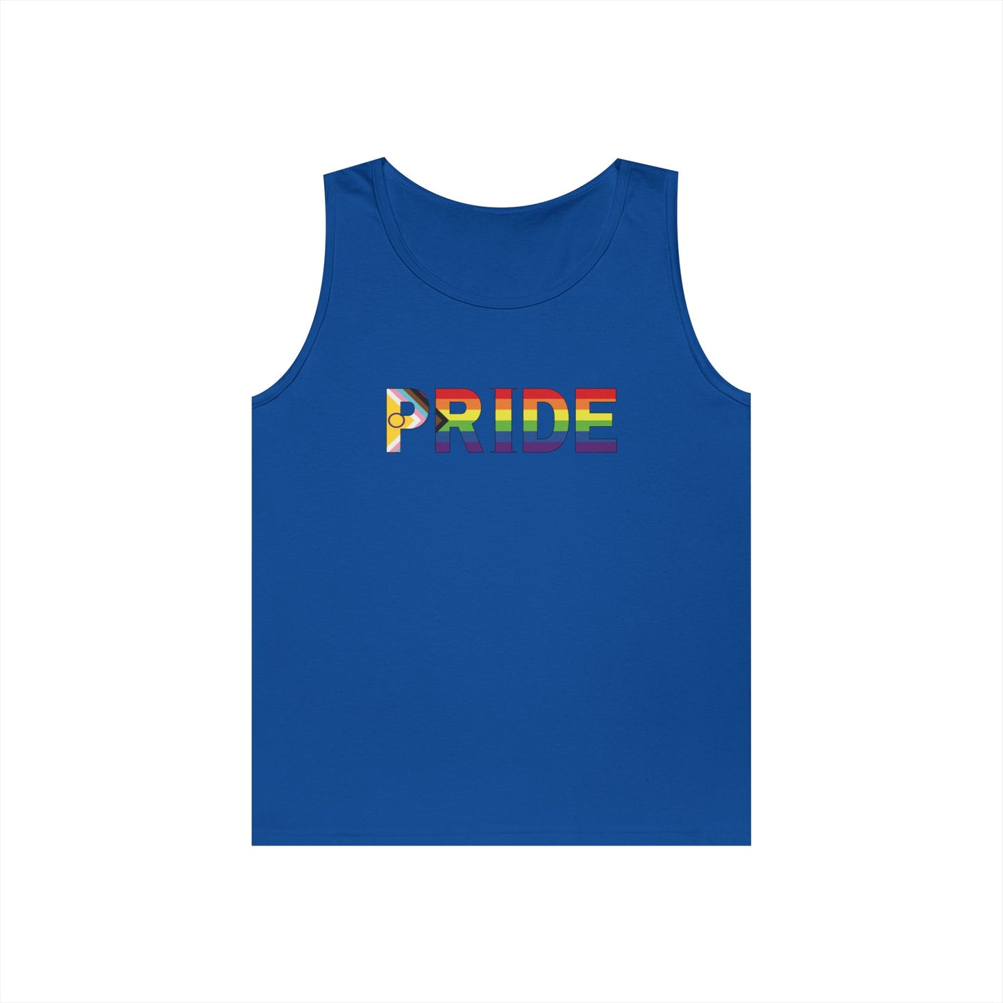 Inclusive Rainbow PRIDE Unisex Heavy Cotton Tank Top