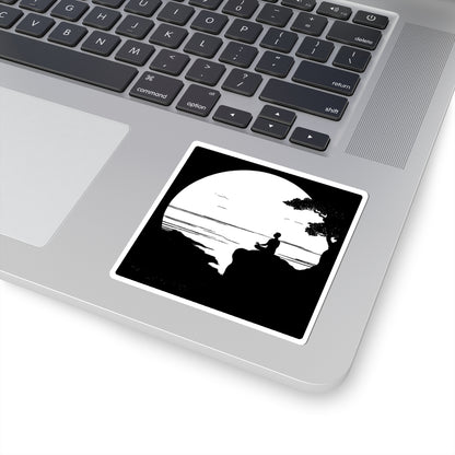 Lakeside Meditation Kiss-Cut Stickers