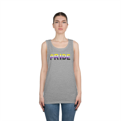 Nonbinary PRIDE Unisex Heavy Cotton Tank Top