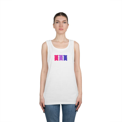 Bisexual Pride Gummy Bears Unisex Heavy Cotton Tank Top