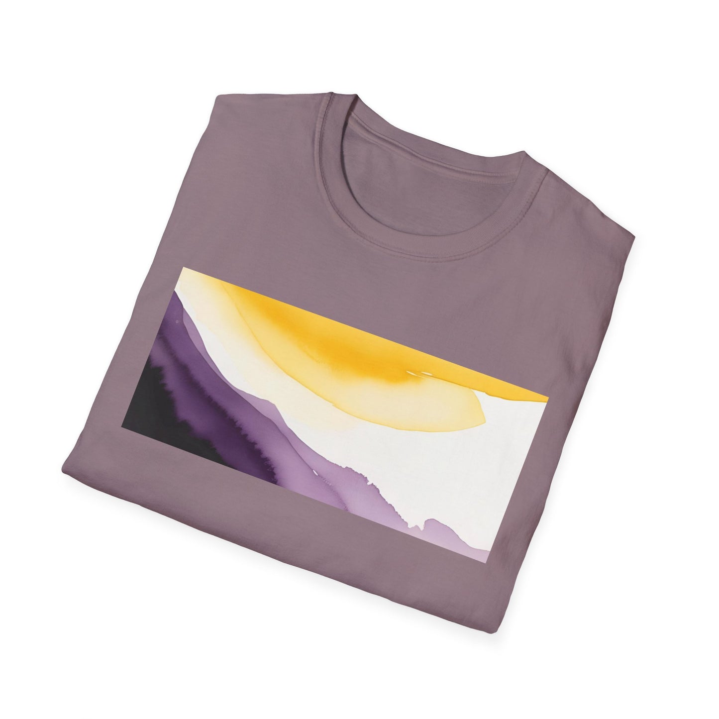 Nonbinary Pride Watercolor Unisex Softstyle T-Shirt