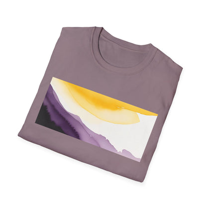 Nonbinary Pride Watercolor Unisex Softstyle T-Shirt