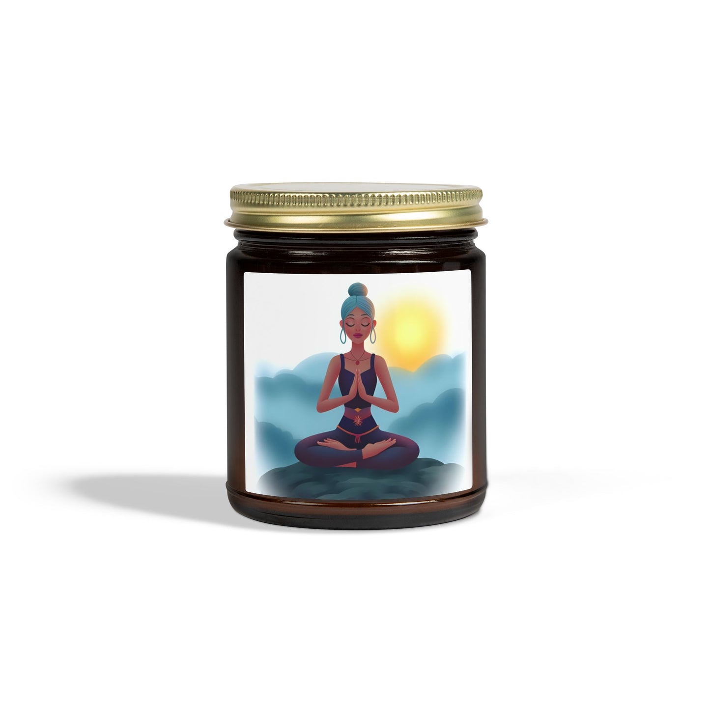 Cloud Meditation Scented Candles, Coconut Apricot Wax (4oz, 9oz)