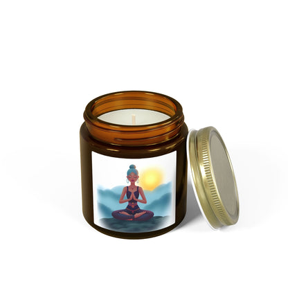 Cloud Meditation Scented Candles, Coconut Apricot Wax (4oz, 9oz)