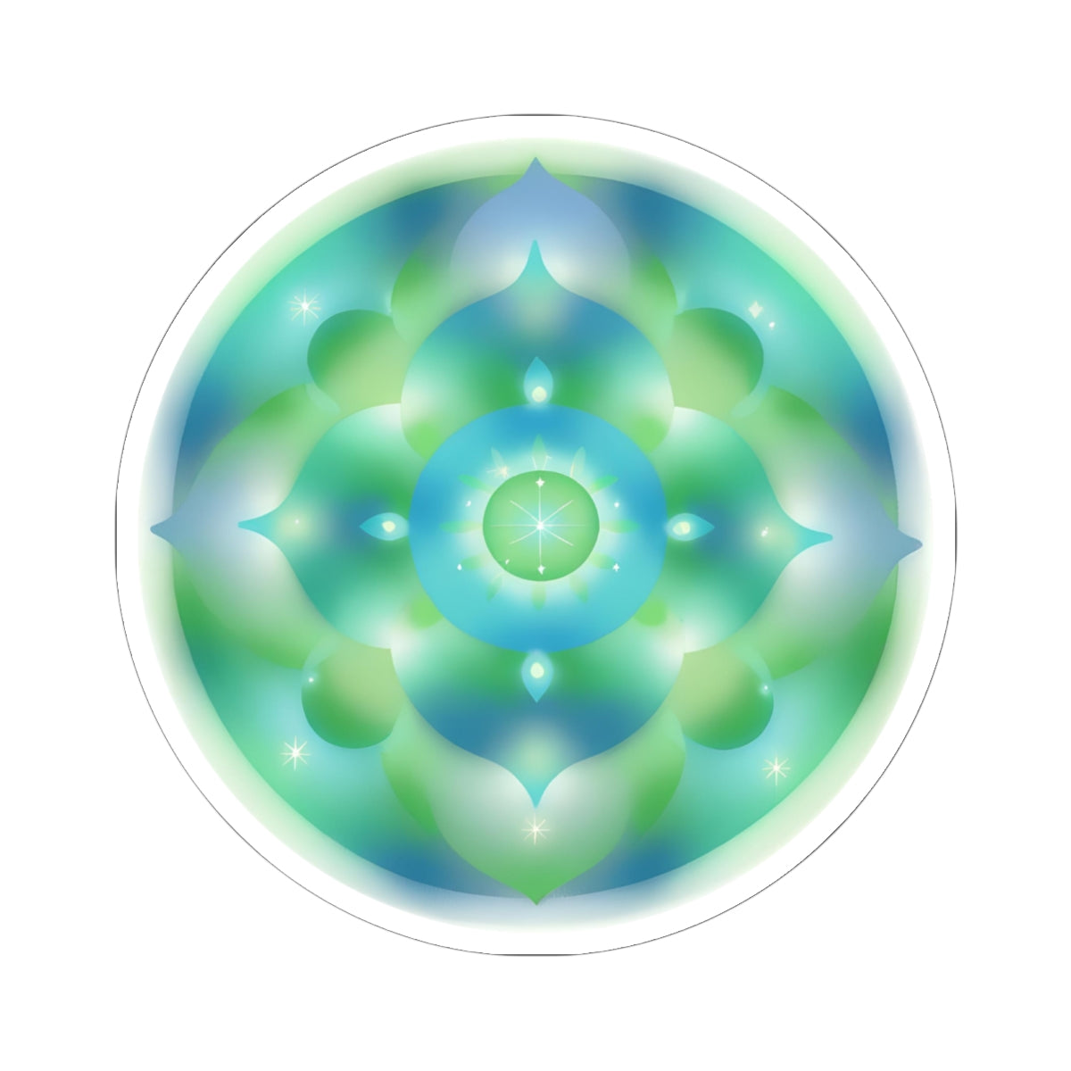 Dreamy Mandala Kiss-Cut Stickers