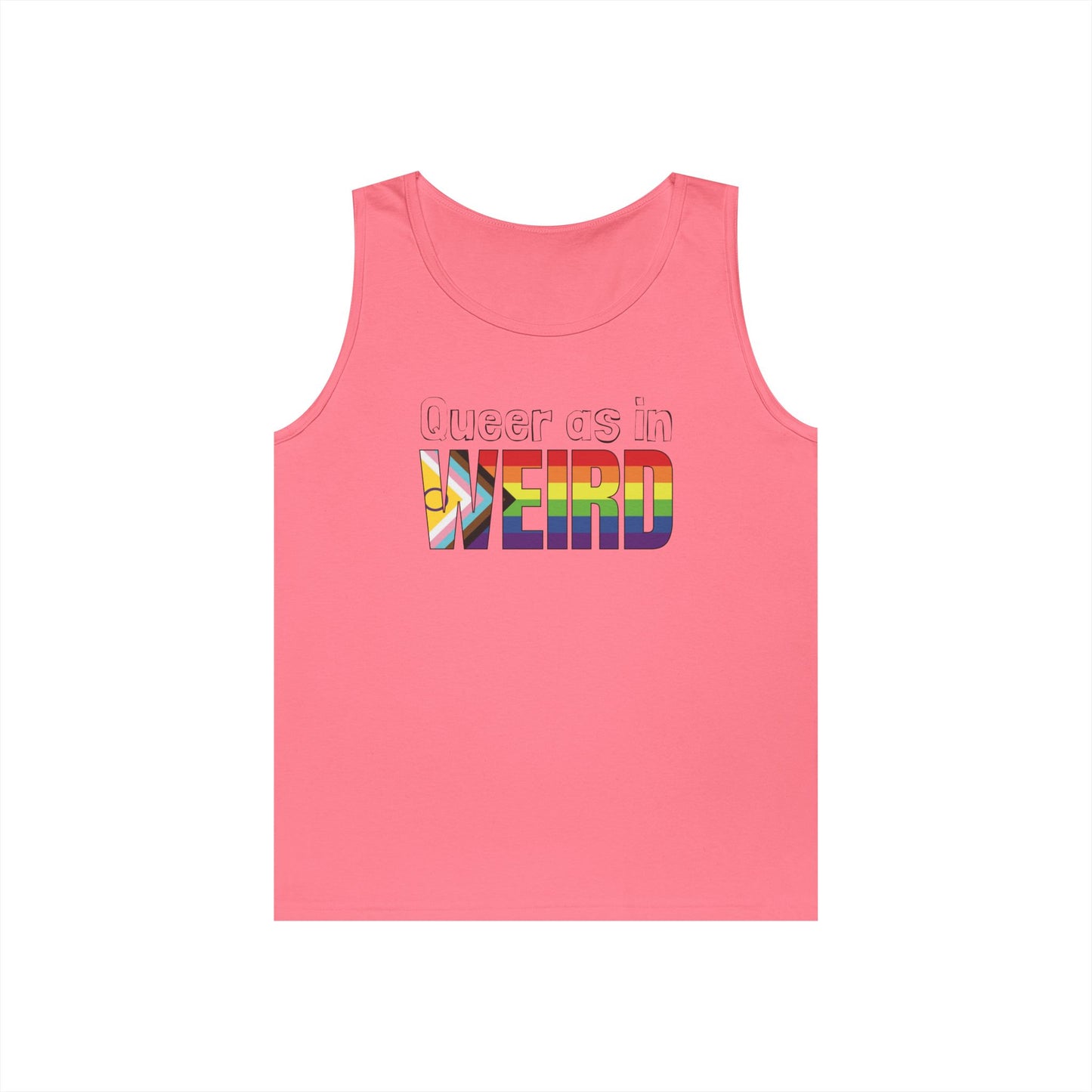 Queer As In Weird Unisex Heavy Cotton Tank Top