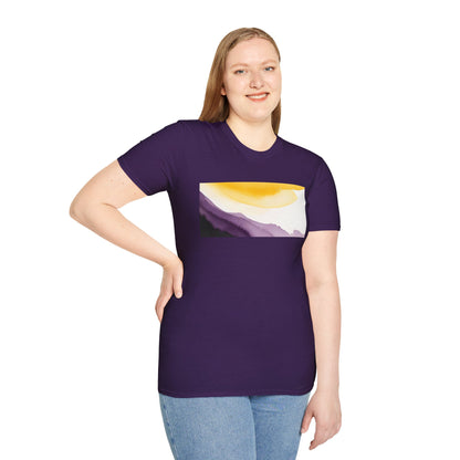 Nonbinary Pride Watercolor Unisex Softstyle T-Shirt