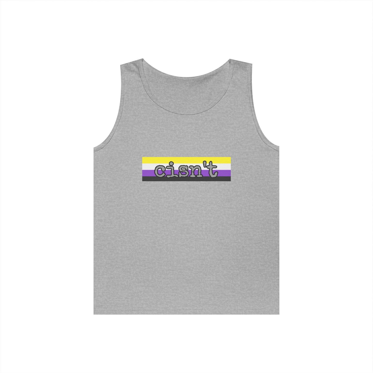 Cisn't Unisex Heavy Cotton Tank Top