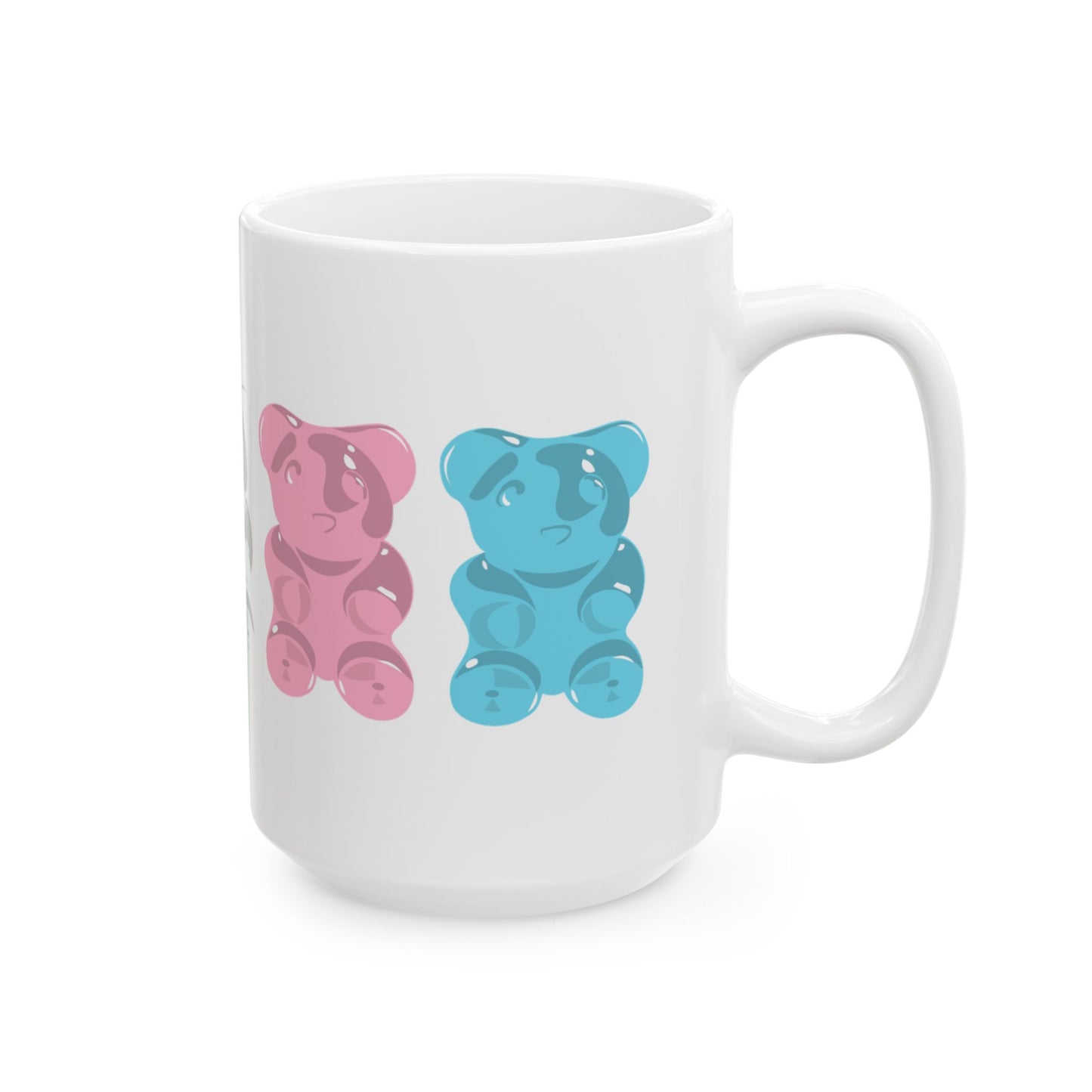 Trans Pride Gummy Bears Coffee Mug (11oz/15oz)