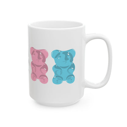 Trans Pride Gummy Bears Coffee Mug (11oz/15oz)