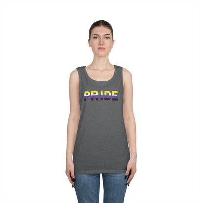 Nonbinary PRIDE Unisex Heavy Cotton Tank Top