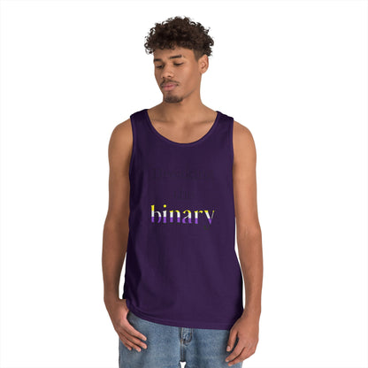 Breaking the Binary Unisex Heavy Cotton Tank Top