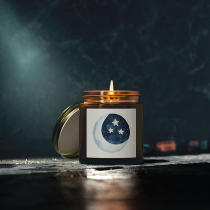 Cosmic Comforts Scented Candles, Coconut Apricot Wax (4oz, 9oz)