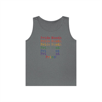 Pride Month PRINT Unisex Heavy Cotton Tank Top