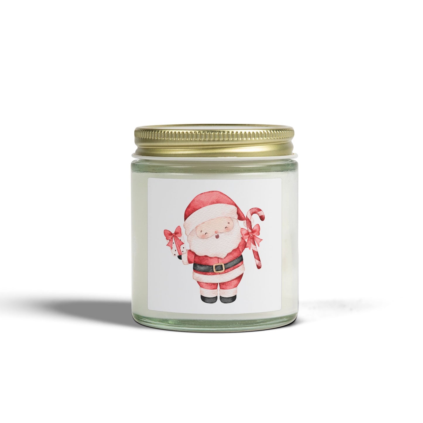Santa Claus Scented Candles, Coconut Apricot Wax (4oz, 9oz)