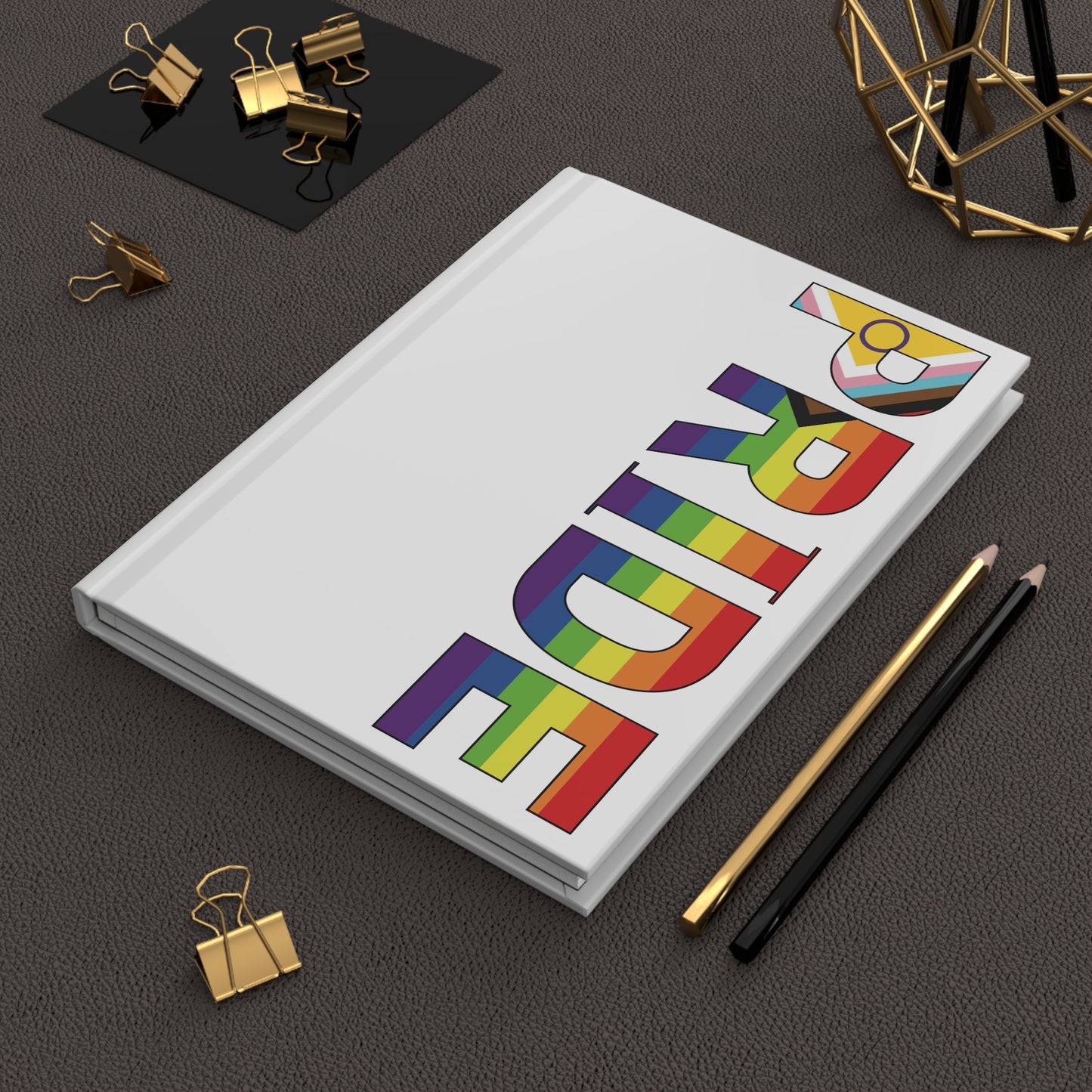 Inclusive Rainbow Pride Hardcover Journal Matte