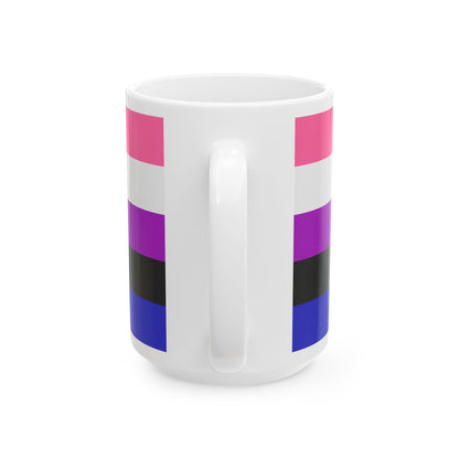 Genderfluid Pride Flag Coffee Mug (11oz/15oz)