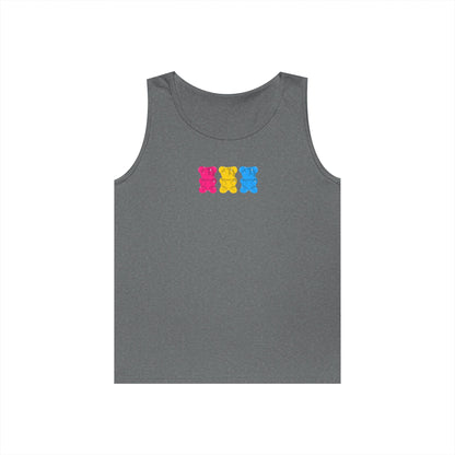 Pansexual Pride Gummy Bears Unisex Heavy Cotton Tank Top