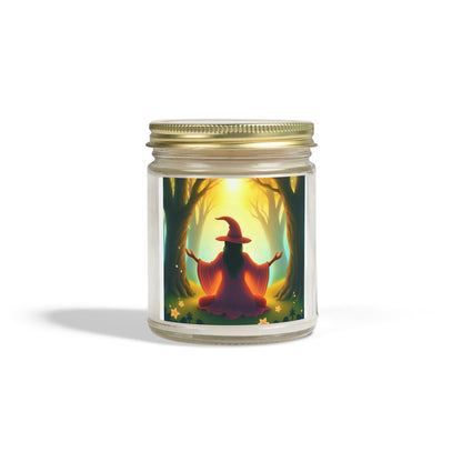 Forest Witch Meditation Scented Candles, Coconut Apricot Wax (4oz, 9oz)