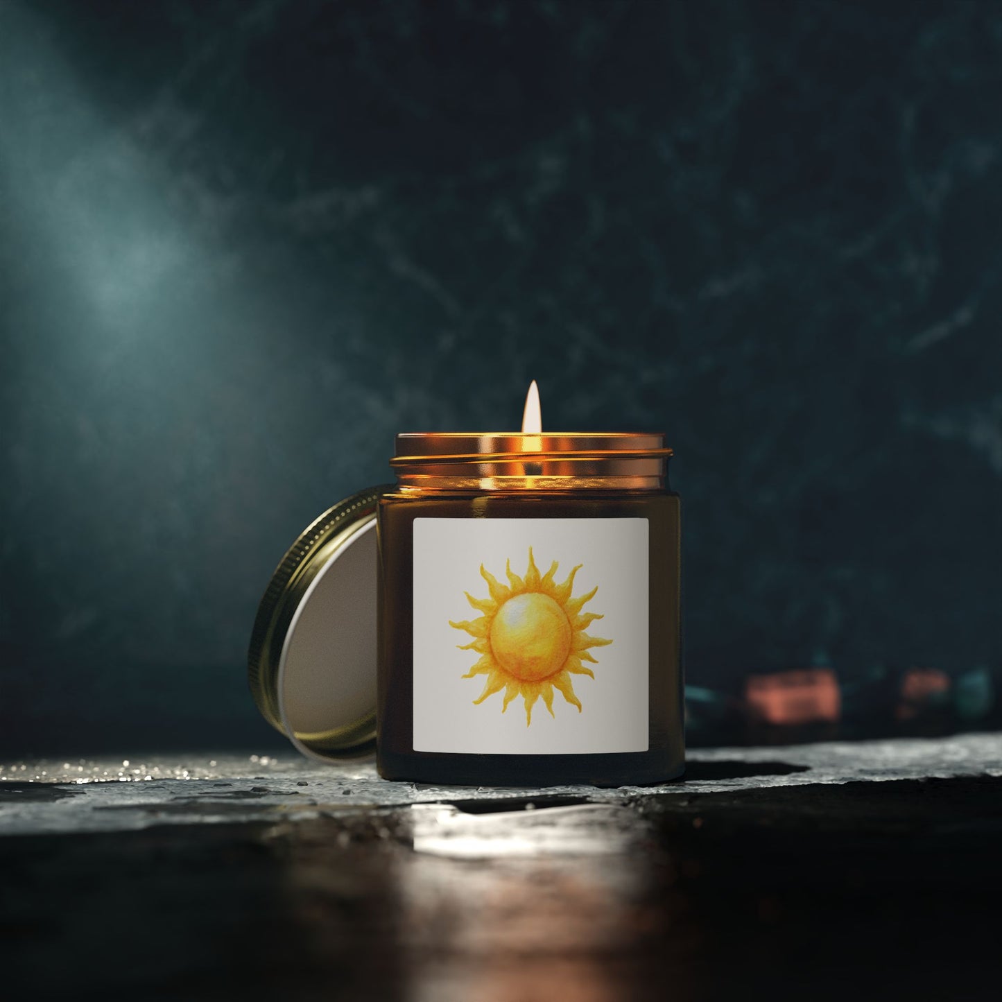 Cosmic Comforts Scented Candles, Coconut Apricot Wax (4oz, 9oz)