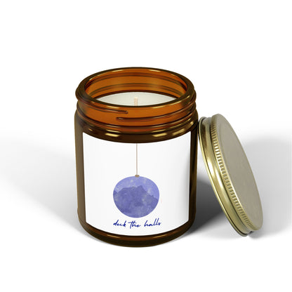 Deck the Halls Scented Candles, Coconut Apricot Wax (4oz, 9oz)