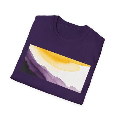Nonbinary Pride Watercolor Unisex Softstyle T-Shirt