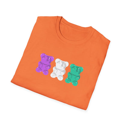 Genderqueer Pride Gummy Bears Unisex Softstyle T-Shirt