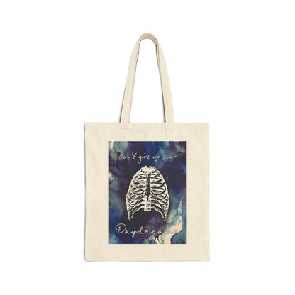 Don't Give Up On Your Daydreams Cotton Canvas Tote Bag