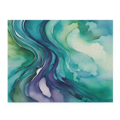 Watercolor Waves Puzzle (120, 252, 500-Piece)