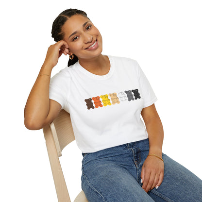 Bear Pride Gummy Bears Unisex Softstyle T-Shirt