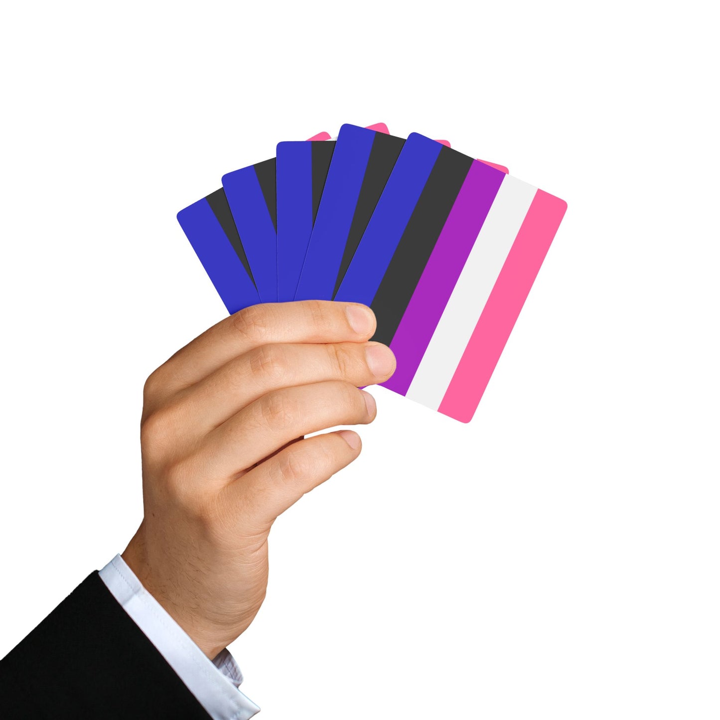 Genderfluid Pride Flag Playing Cards