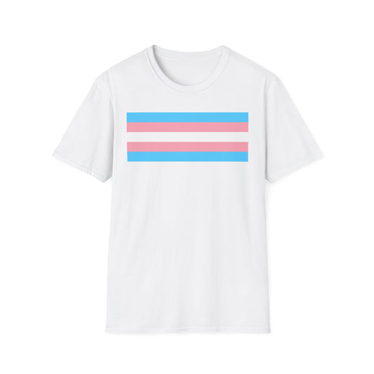 Trans Pride Flag Unisex Softstyle T-Shirt