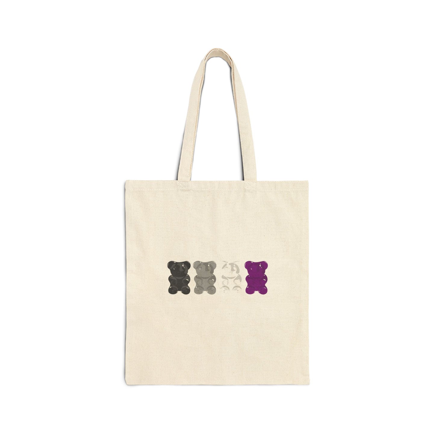 Asexual Pride Gummy Bears Canvas Tote