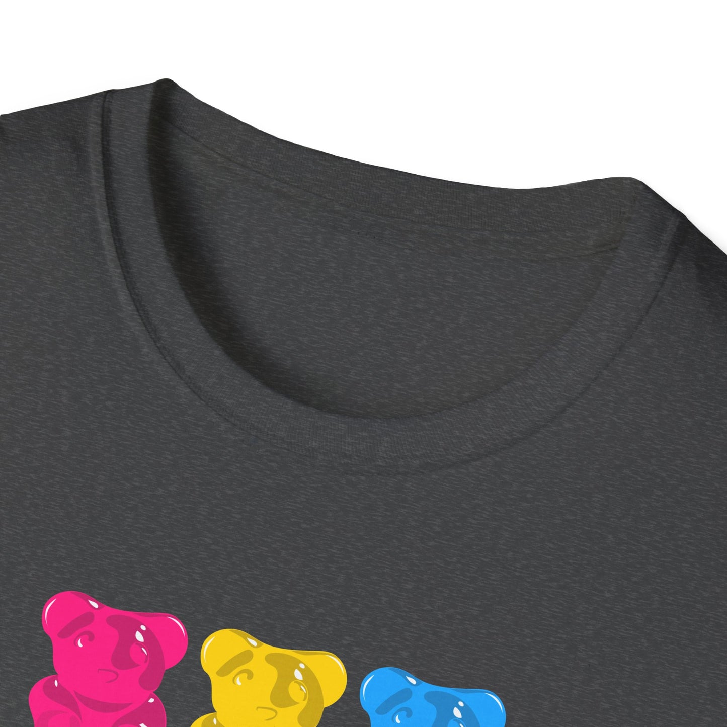 Pansexual Pride Gummy Bears Unisex Softstyle T-Shirt