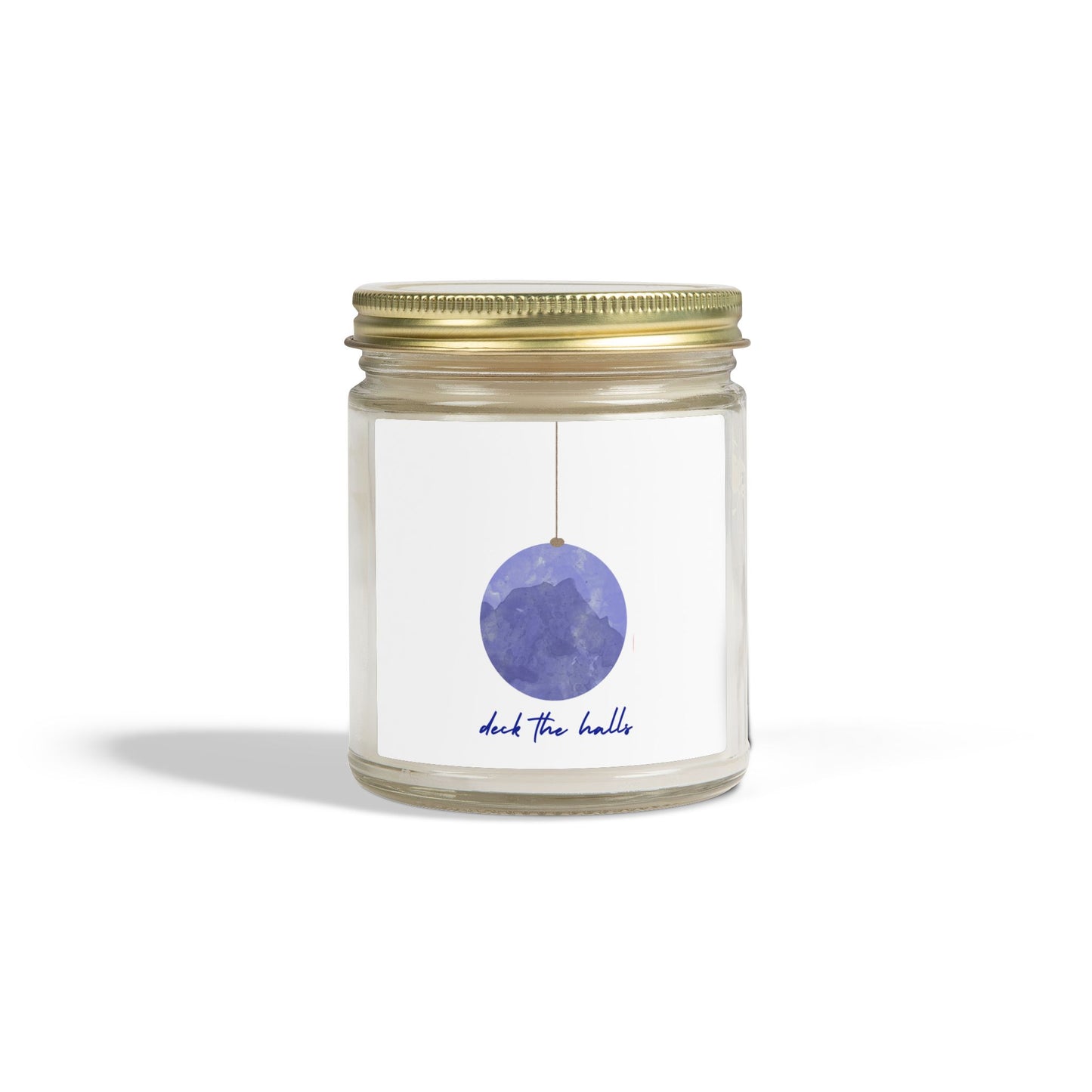 Deck the Halls Scented Candles, Coconut Apricot Wax (4oz, 9oz)