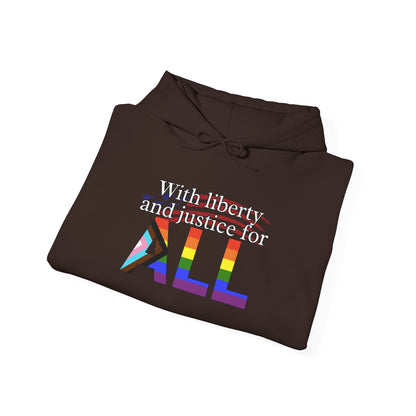With Liberty and Justice for ALL Unisex Heavy Blend™ Hooded Sweatshirt