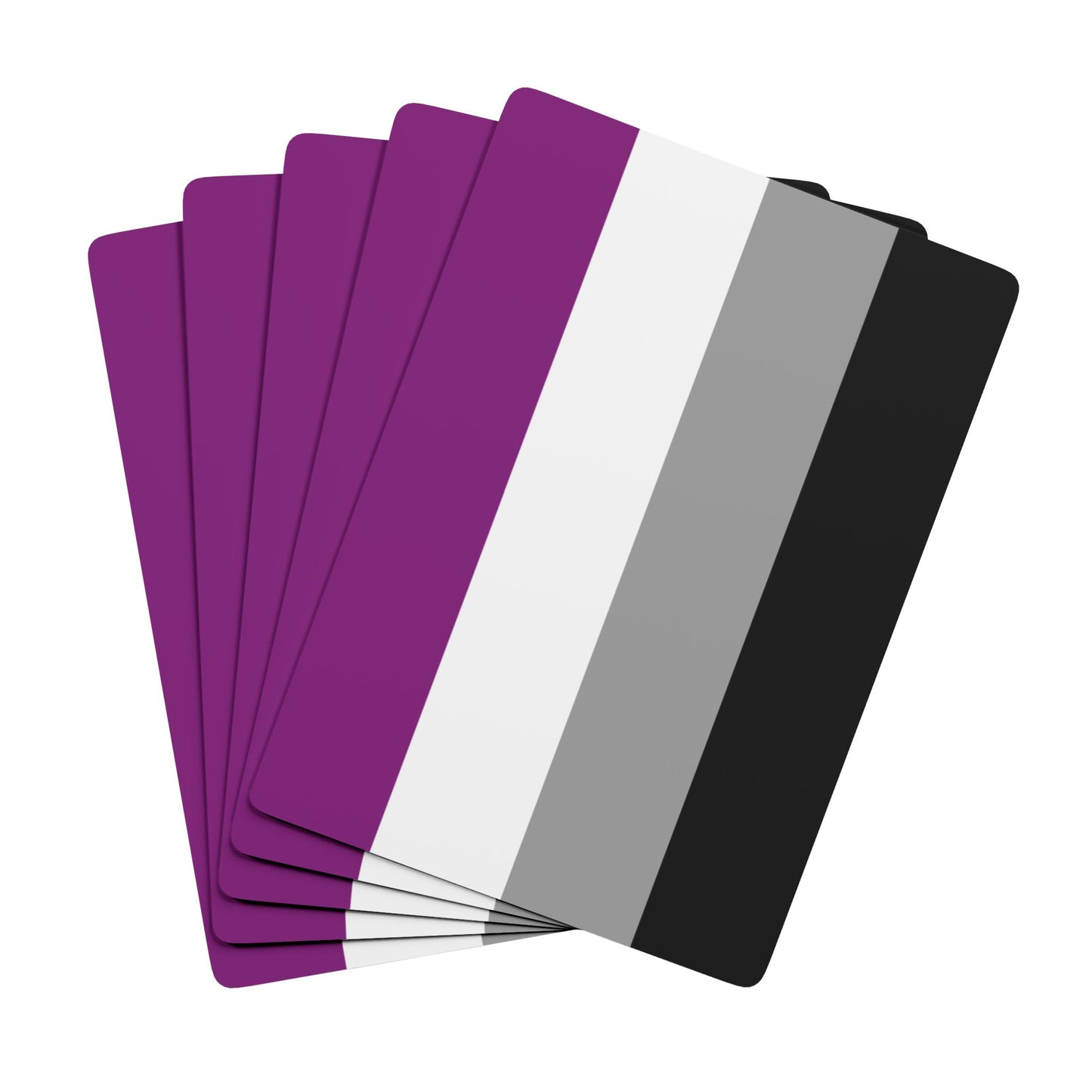 Asexual Pride Flag Playing Cards