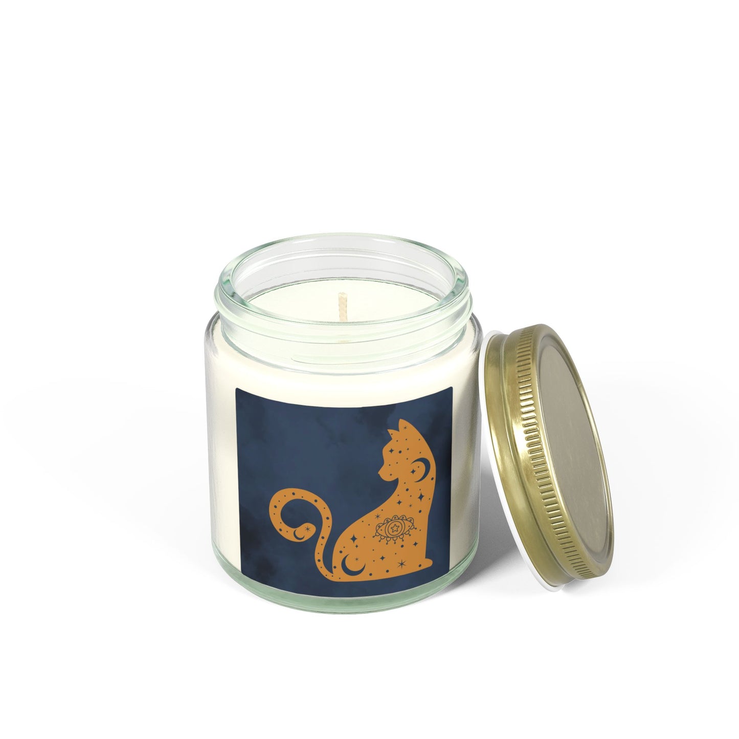 Cosmic Comforts Scented Candles, Coconut Apricot Wax (4oz, 9oz)