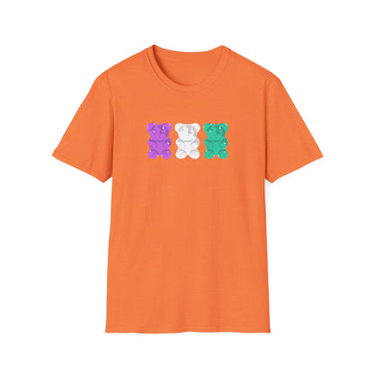 Genderqueer Pride Gummy Bears Unisex Softstyle T-Shirt