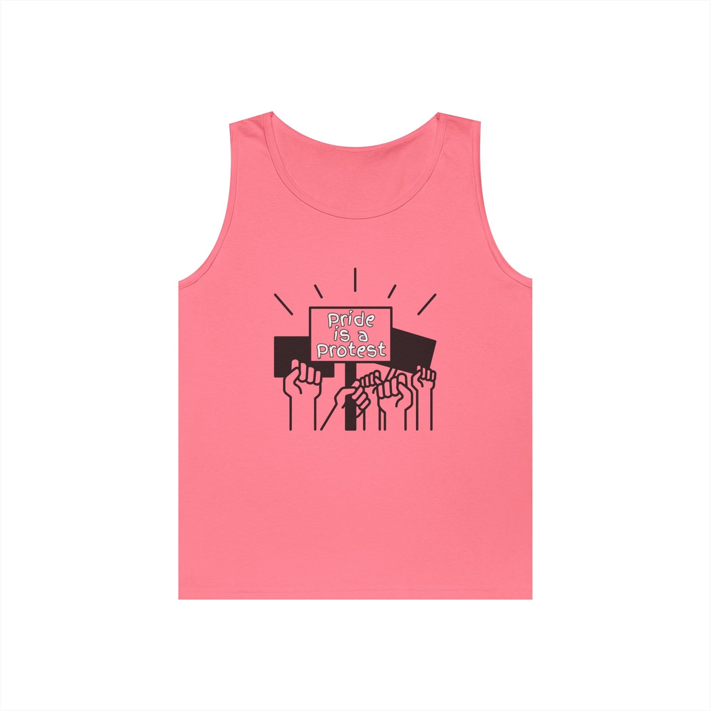 Pride Is A Protest Unisex Heavy Cotton Tank Top
